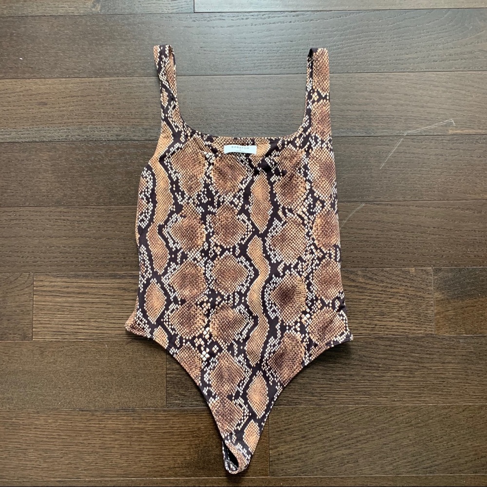 Snake Print Bodysuit